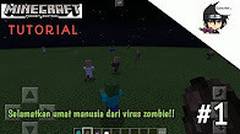 Cara menyembuhkan villager dari virus zombie di Minecraft PE | MCPE Tutorial Indonesia #1