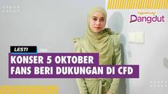 Lesti Konser 5 Oktober, Fans Beri Dukungan di CFD