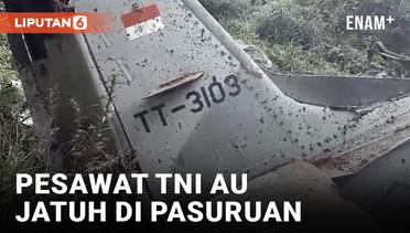 TNI Benarkan Pesawat Jatuh di Pasuruan