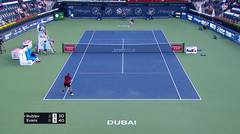 Match Highlight | Daniel Evans 2 vs 0 Andrey Rublev | ATP Dubai Tennis Championships 2020