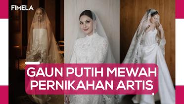 Gaun Pernikahan Mewah Para Artis Karya Desainer Indonesia
