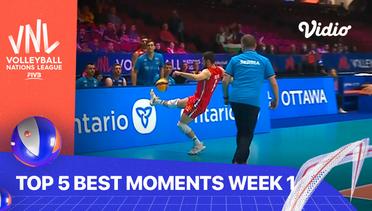 Top 5 Best Moments Week 1 | Men’s Volleyball Nations League 2022