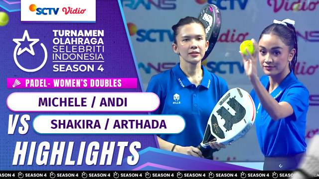 Michele Joan/Andi Annisa Iasyah vs Shakira Jasmine/Arthada - Highlights Padel Women's Doubles | TOSI Season 4