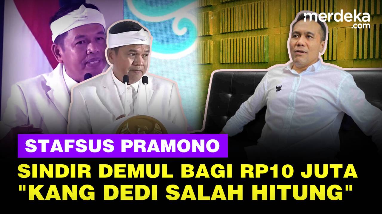 Stafsus Pramono Sindir Demul Bagi Rp10 Juta ke Warga Jakarta: Kang Dedi ...