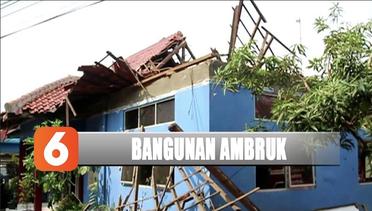 Bangunan Sekertariat Dinas Damkar Cirebon Ambruk - Liputan 6 Terkini 
