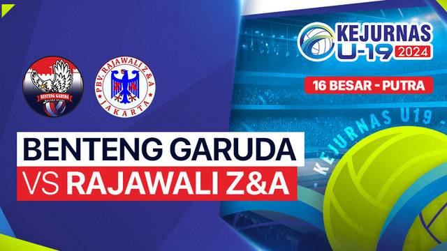 Putra: Benteng Garuda vs Rajawali Z&A Jakarta - Babak 16 Besar - Full Match | Kejurnas Bola Voli Antarklub U-19 2024