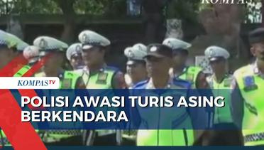 Polisi Tingkatkan Pengawasan Turis Asing Berkendara di Gianyar Bali