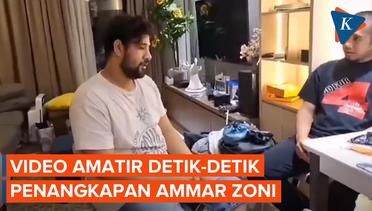 Rekaman Video Amatir Detik-detik Ammar Zoni Ditangkap Lagi karena Narkoba