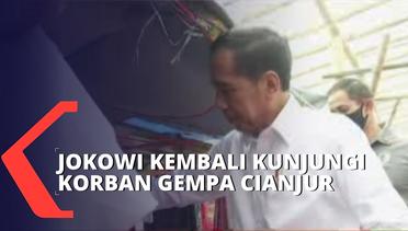 Presiden Jokowi Kembali Kunjungi Korban Gempa Cianjur