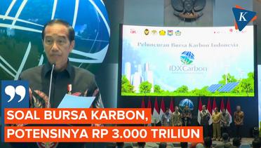Jokowi: Indonesia Punya Potensi Kredit Karbon Rp 3000 T