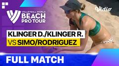 Full Match | Klinger D./Klinger R. (AUT) vs Simo/Rodriguez (USA) | Beach Pro Tour - La Paz Challenge, Mexico 2023