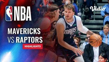 Dallas Mavericks vs Toronto Raptors - Highlights | NBA Regular Season 2023/24