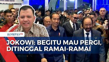 Di depan Surya Paloh, Presiden Jokowi Sindir Pihak yang Datang dan Pergi Ramai-Ramai, Siapa?