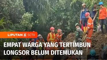Empat Korban Longsor di Jalur Kereta Api di Bogor Belum Ditemukan | Liputan 6
