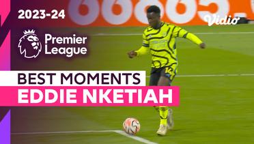 Aksi Eddie Nketiah | Crystal Palace vs Arsenal | Premier League 2023/24