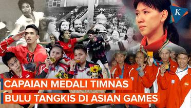 Mengintip Capaian Medali Bulu Tangkis Timnas Indonesia di Asian Games