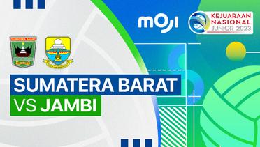 Putra: Sumatera Barat vs Jambi - Full Match | Kejurnas Junior 2023