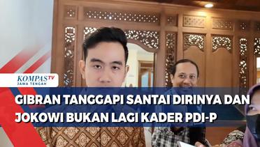 Gibran Tanggapi Santai Dirinya dan Jokowi Bukan Lagi Kader PDI-P