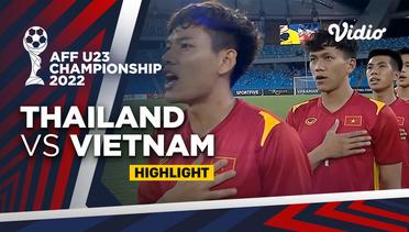 Highlight - Thailand vs Vietnam | AFF U-23 Championship 2022