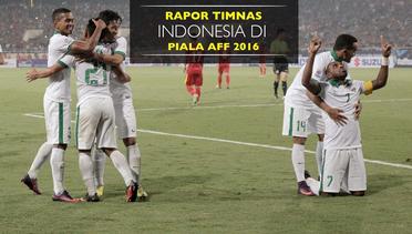 Rapor Timnas Indonesia di Piala AFF 2016