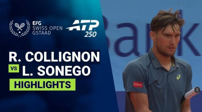 Raphael Collignon vs Lorenzo Sonego - Round 2 | ATP 250: EFG Swiss Open Gstaad 2026
