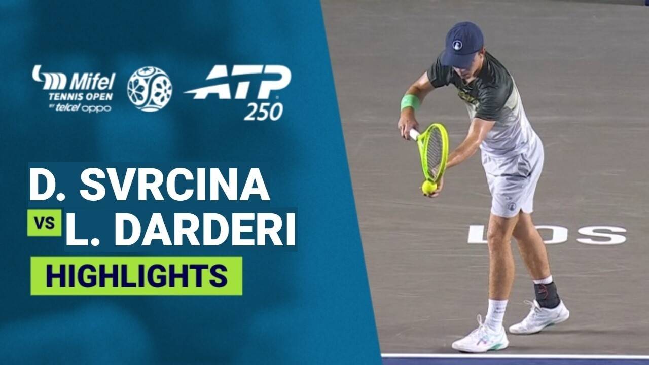 Dalibor Svrcina vs Luciano Darderi - Round 2 | ATP 250: Mifel Tennis Open by Telcel Oppo 2026