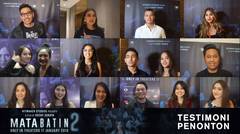 Testimoni Penonton MATA BATIN 2  (2019) Jessica Mila, Nabilah Ayu, Citra Prima