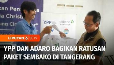 Harga Sembako Meningkat, YPP dan Adaro Bagikan Ratusan Paket Sembako di Tangerang | Liputan 6