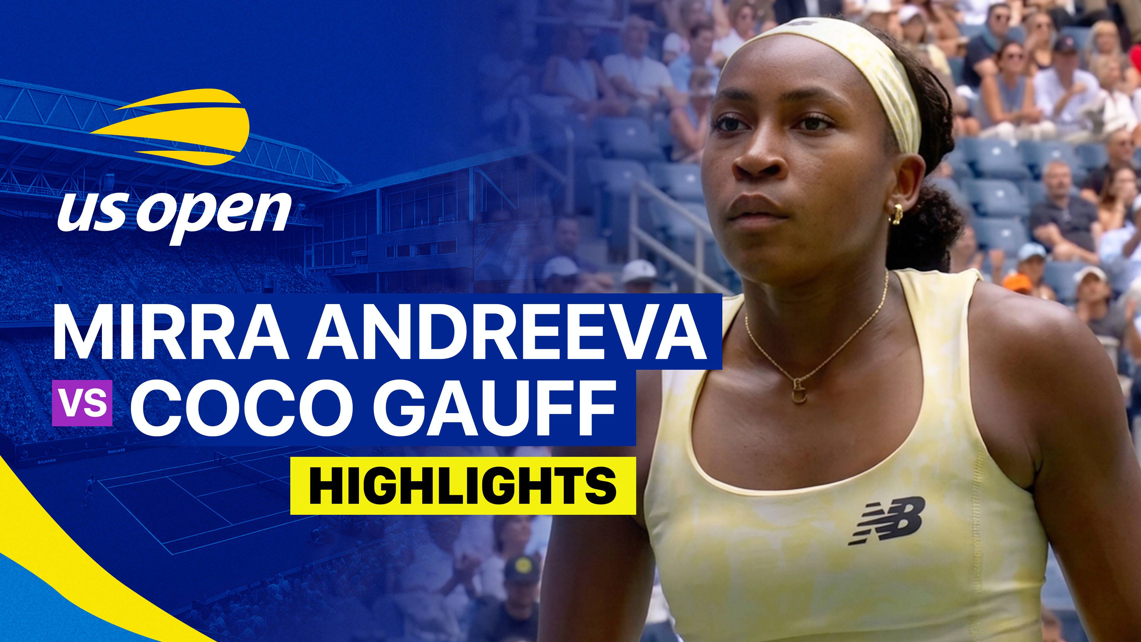 Mirra Andreeva vs Coco Gauff - Women's Singles Quarterfinals | US Open Tennis Championships 2026