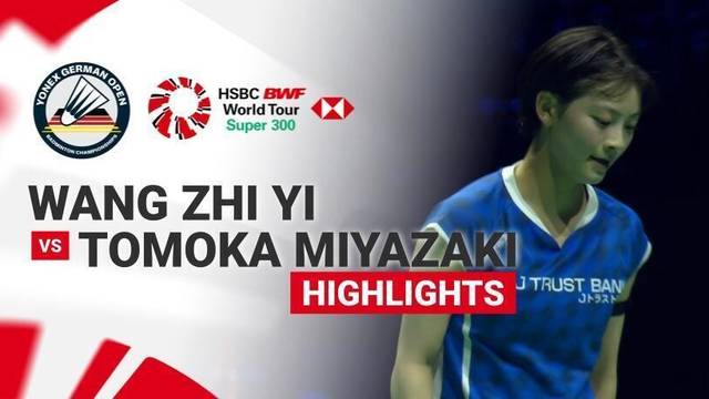 Wang Zhi Yi (CHN) vs Tomoka Miyazaki (JPN) - Women's Singles Semifinals | YONEX German Open 2026 - Highlight | YONEX German Open 2026