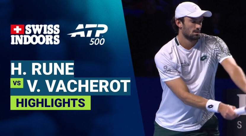 Holger Rune vs Valentin Vacherot - Quarterfinals | ATP 500: Swiss Indoors Basel 2026