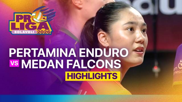 Putri: Jakarta Pertamina Enduro vs Medan Falcons - Highlight | Proliga 2026