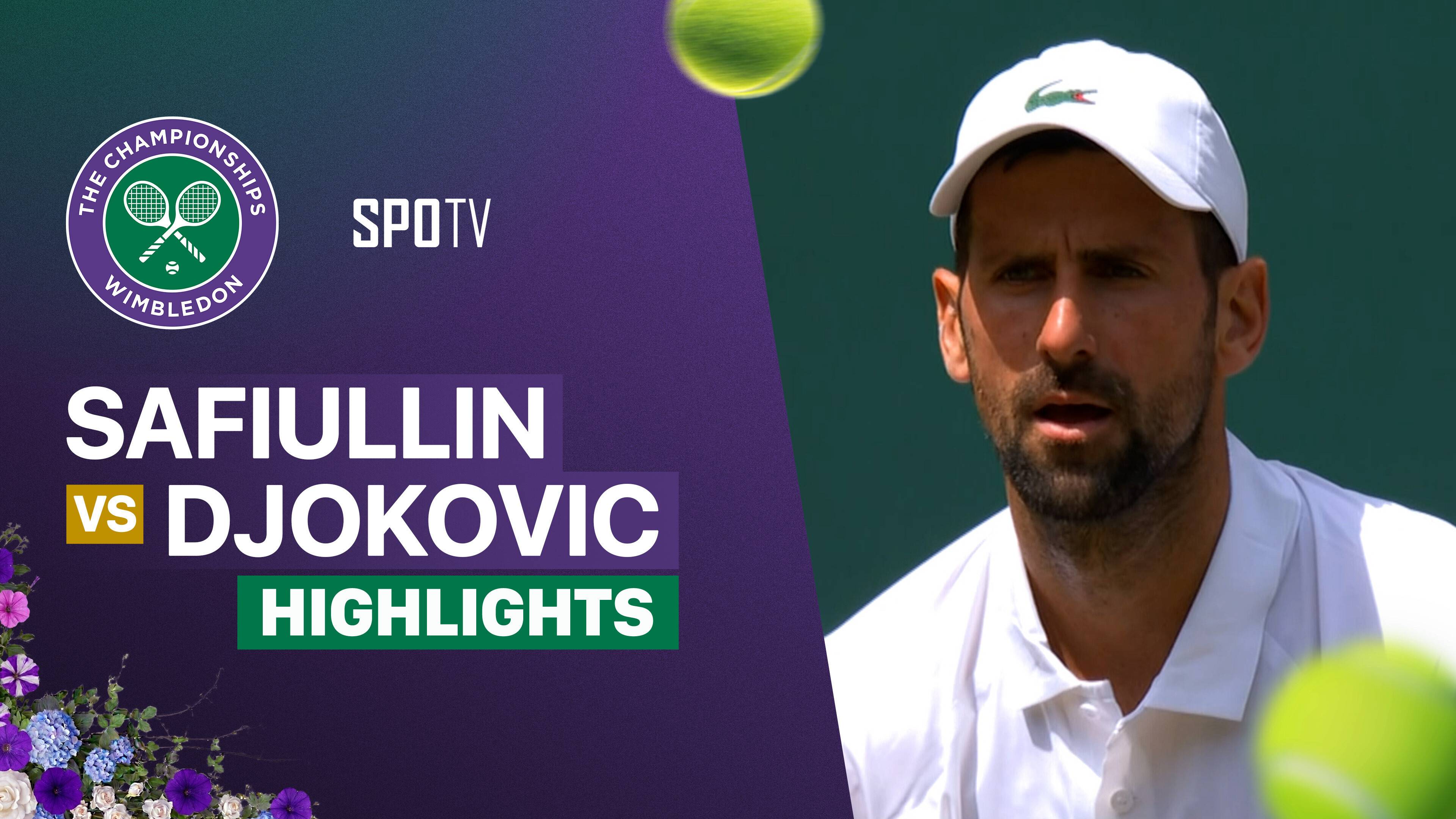 Roman Safiullin vs Novak Djokovic - Gentlemen's Singles Fourth Round | Wimbledon 2026