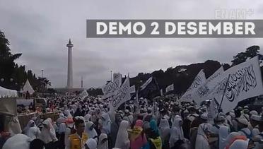 ENAM PLUS: Massa Demo Damai  2 Desember Mulai Bergerak Menuju Monas