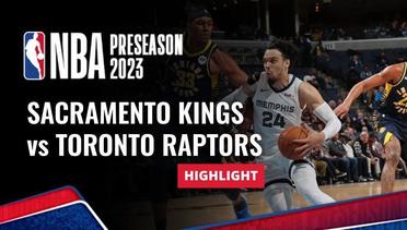 Sacramento Kings vs Toronto Raptors  - Highlights | NBA Preseason 2023/24