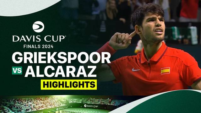 Tallon Griekspoor (NED) vs Carlos Alcaraz (ESP) - Highlights | Davis Cup 2024