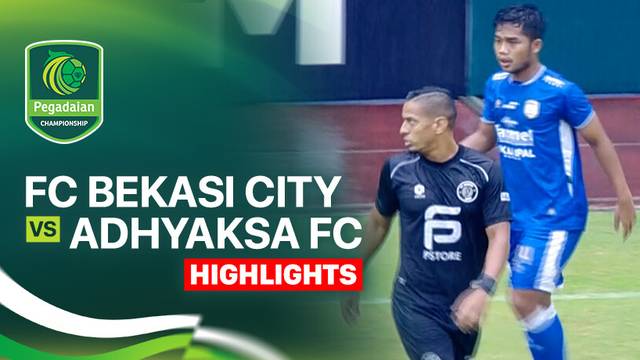FC Bekasi City vs Adhyaksa FC - Highlight | Pegadaian Championship 2025/26