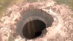 Methane explosion Meteor crater UFO Scientists baffled