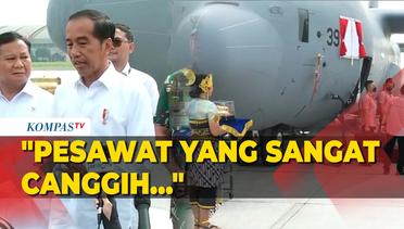 Komentar Jokowi Soal Pesawat Super Hercules Baru: Sangat Canggih!
