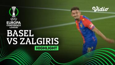 Highlights - Basel vs Zalgiris | UEFA Europa Conference League 2022/23
