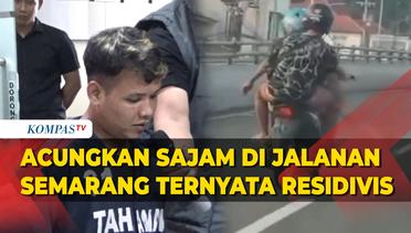 Ini Wajah Pemuda Viral Acungkan Sajam di Semarang, Rupanya Belum Lama Bebas dari Penjara