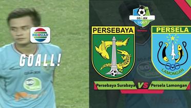 Goal Agung Pribadi - Persebaya (3) vs (1) Persela Lamongan | Go-Jek Liga 1 bersama Bukalapak