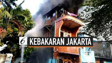 Belasan Rumah di Tanjung Duren Hangus Terbakar
