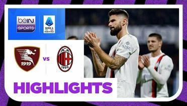Salernitana vs AC Milan - Highlights | Serie A 2023/2024