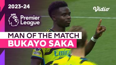 Aksi Man of the Match: Bukayo Saka | Burnley vs Arsenal | Premier League 2023/24