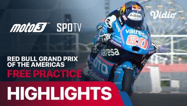 MotoGP 2024 Round 3 - Red Bull Grand Prix of The Americas Moto3: Free Practice  - Highlights  | MotoGP 2024