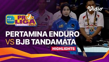 Putri: Jakarta Pertamina Enduro vs Bandung BJB Tandamata - Highlights | PLN Mobile Proliga 2024
