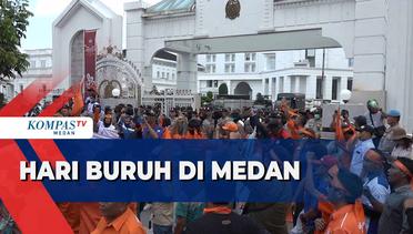 Sejumlah Elemen Gelar Unjuk Rasa Saat Hari Buruh di Medan