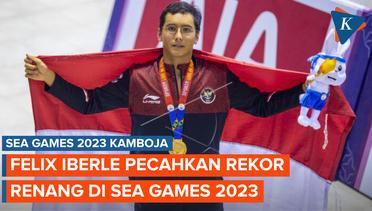 Felix Iberle Pecah Rekor Renang 50 Meter Gaya Dada Putra dengan Medali Emas