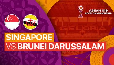 Singapore vs Brunei Darussalam - Full Match | ASEAN U19 Boys Championship 2024